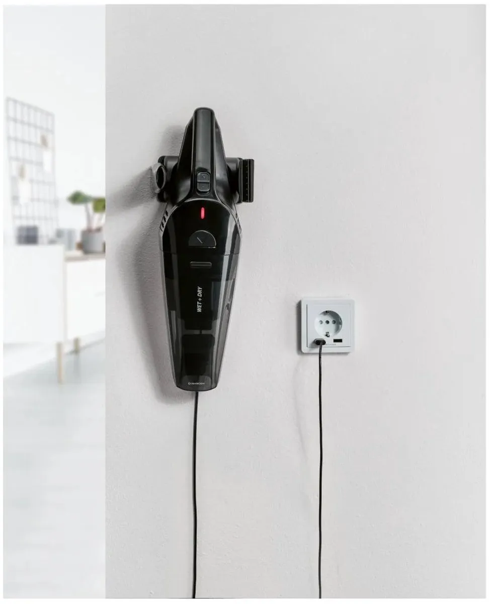 SILVERCREST Handstofzuiger 31418 - 2-in-1 Nat/Droog - 40W - 20 Min - Zwart