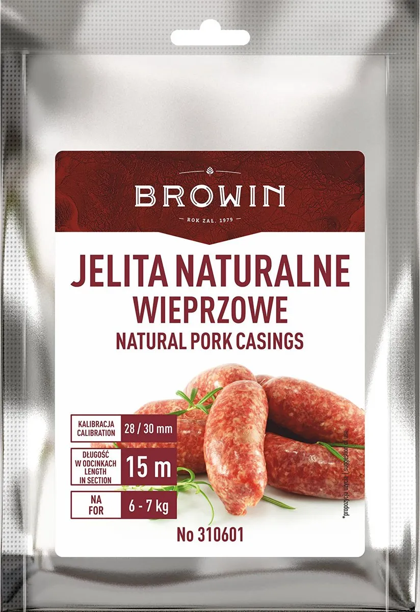 Browin Natuurlijke Varkensdarmen 28/30mm 15m