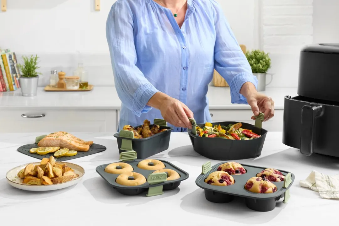 Lékué Airfryer Bakvorm Rechthoek 20cm - Grey