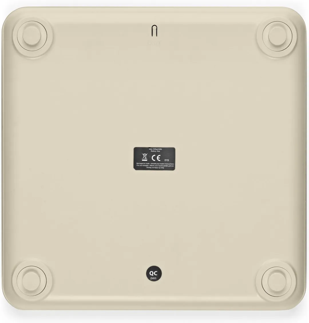Brabantia ReNew Personenweegschaal - 150 kg - Soft Beige - afbeelding 6 van 6