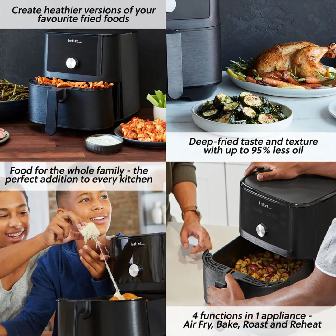 Instant Pot Vortex 5,7L Airfryer 1700W - Zwart - afbeelding 6 van 6