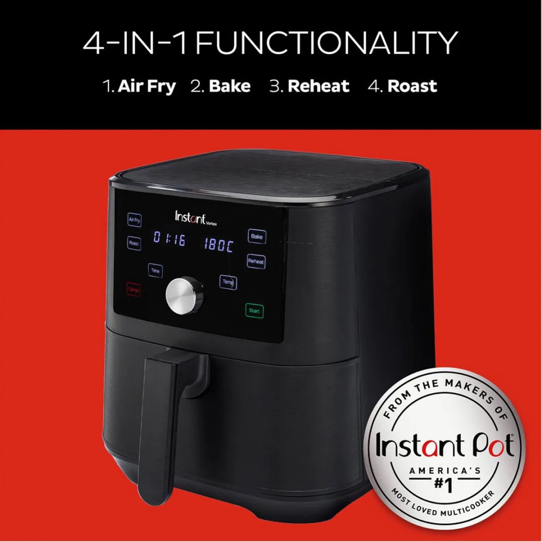 Instant Pot Vortex 5,7L Airfryer 1700W - Zwart