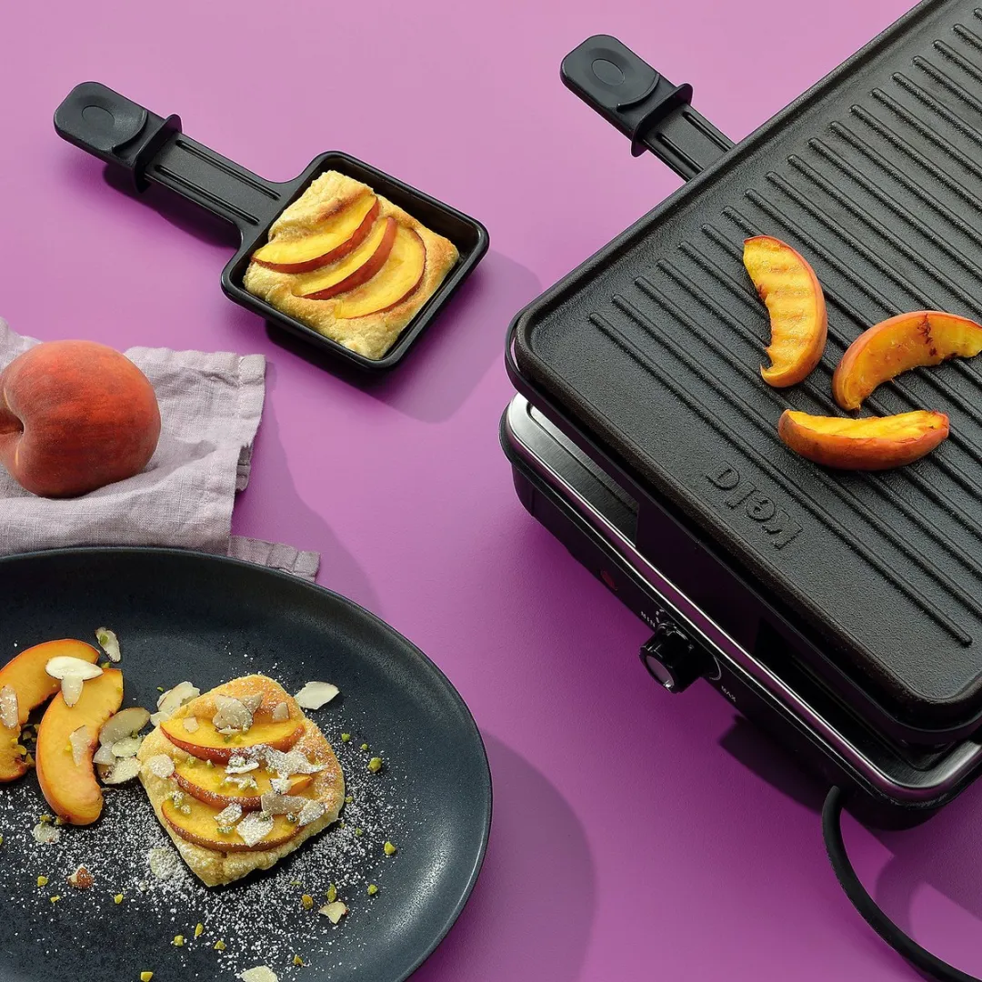 Kela Geneva Gourmetset - 1200W - 8 Personen - 8 Pannen - Zwart