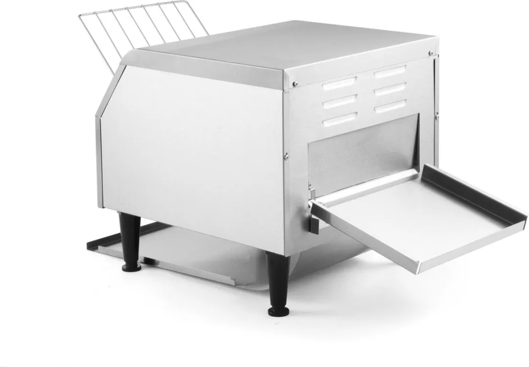 HENDI 261309 Dubbele Doorloop Broodrooster - 2240W - Zilver