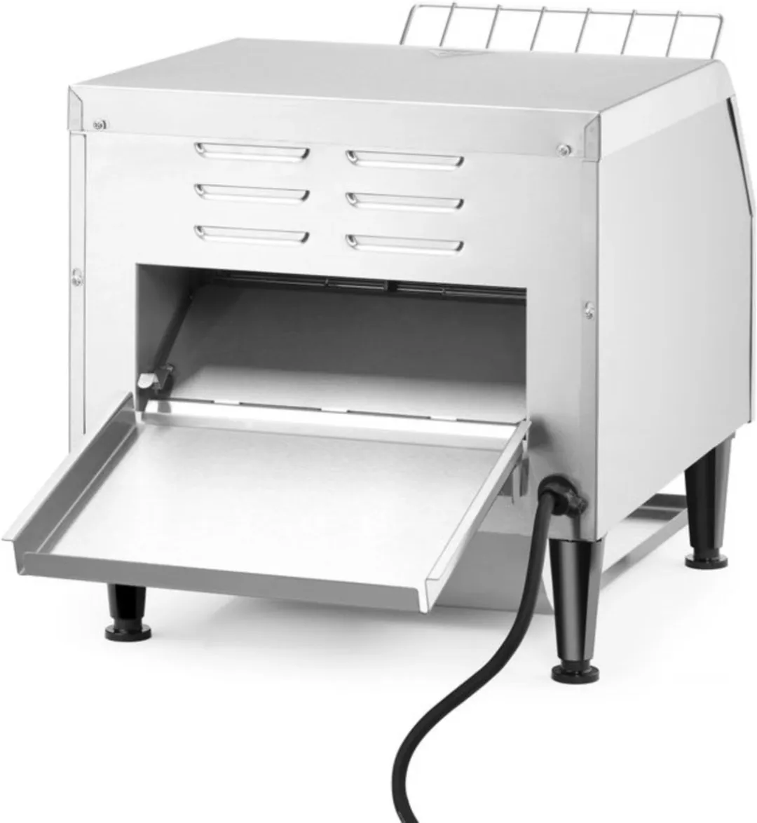 HENDI 261309 Dubbele Doorloop Broodrooster - 2240W - Zilver