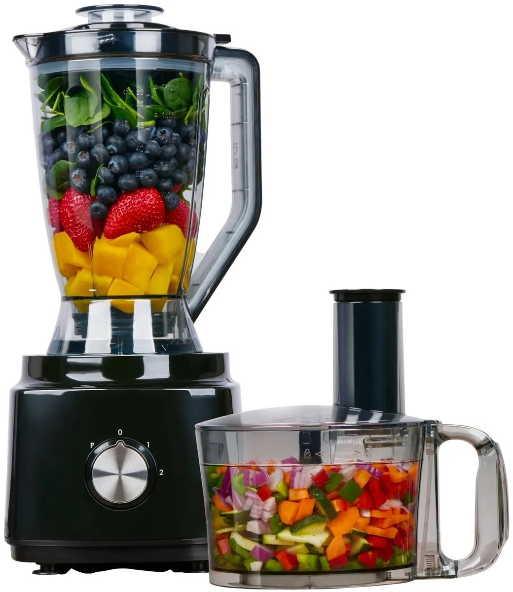 Alpina FP413GS 3-in-1 Keukenmachine 750W - Zwart