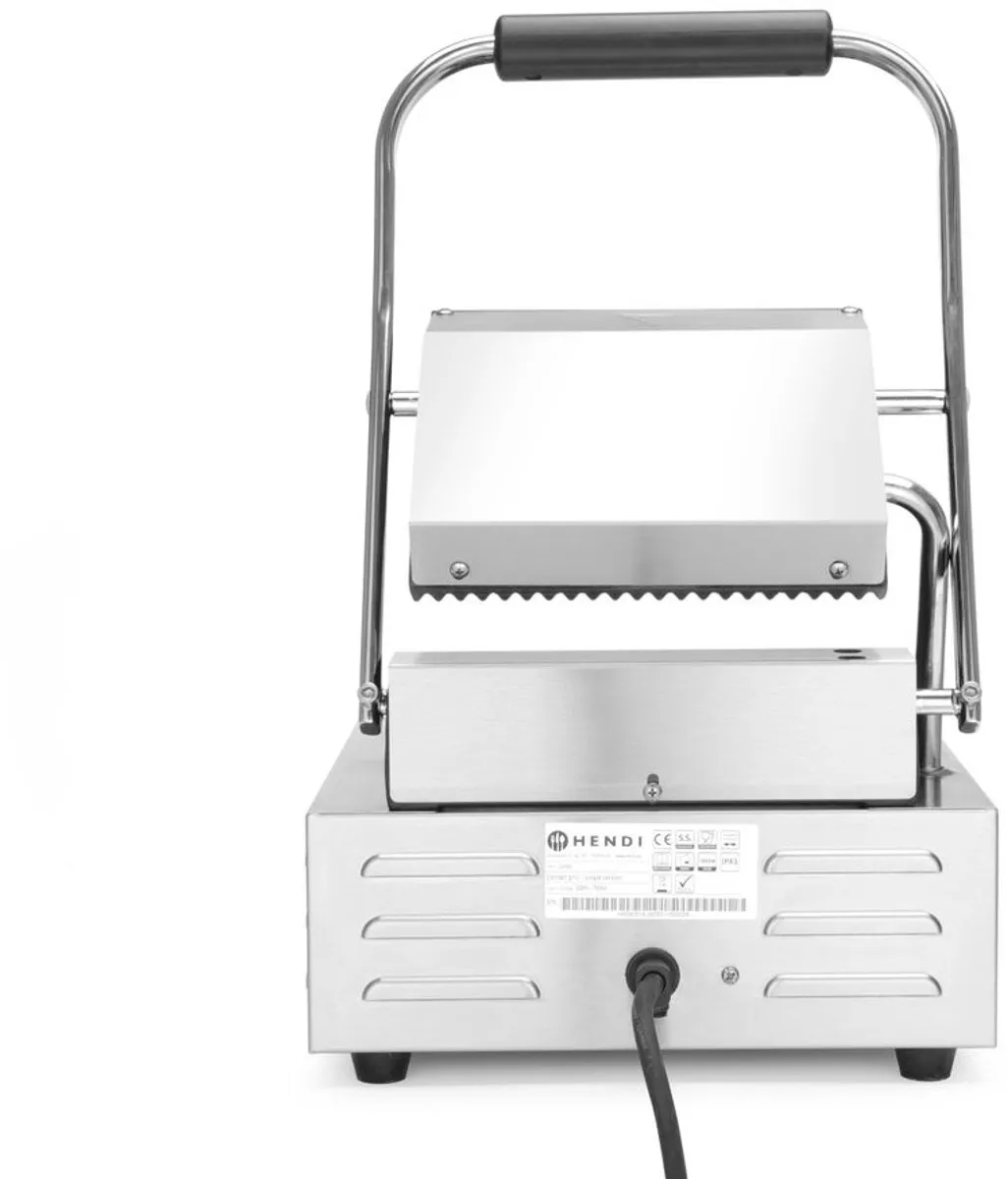 HENDI Enkel Contactgrill 263501 - 1800W - RVS - afbeelding 6 van 6