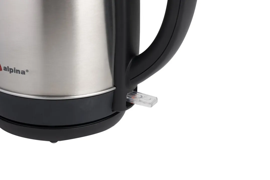 Alpina MEALEL7180/007 Waterkoker 1,7L - Snoerloos - Zwart/RVS - afbeelding 3 van 6