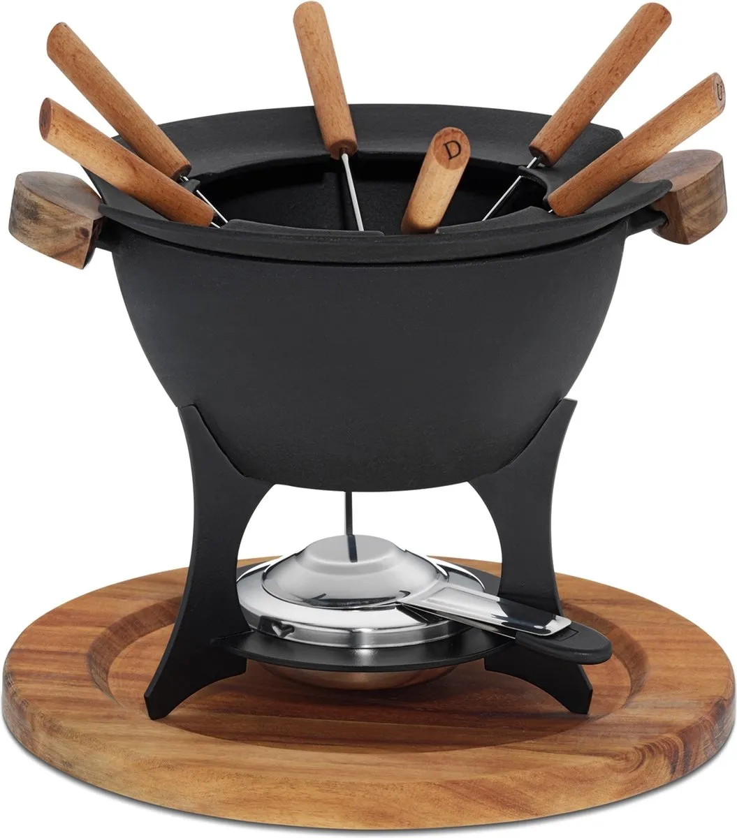 Kela Country Fondueset Gietijzer