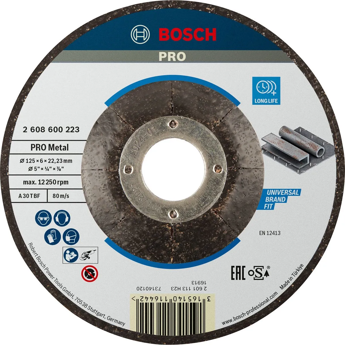 Bosch Expert for Metal A 30 T BF Afbraamschijf 125mm - 22,23mm