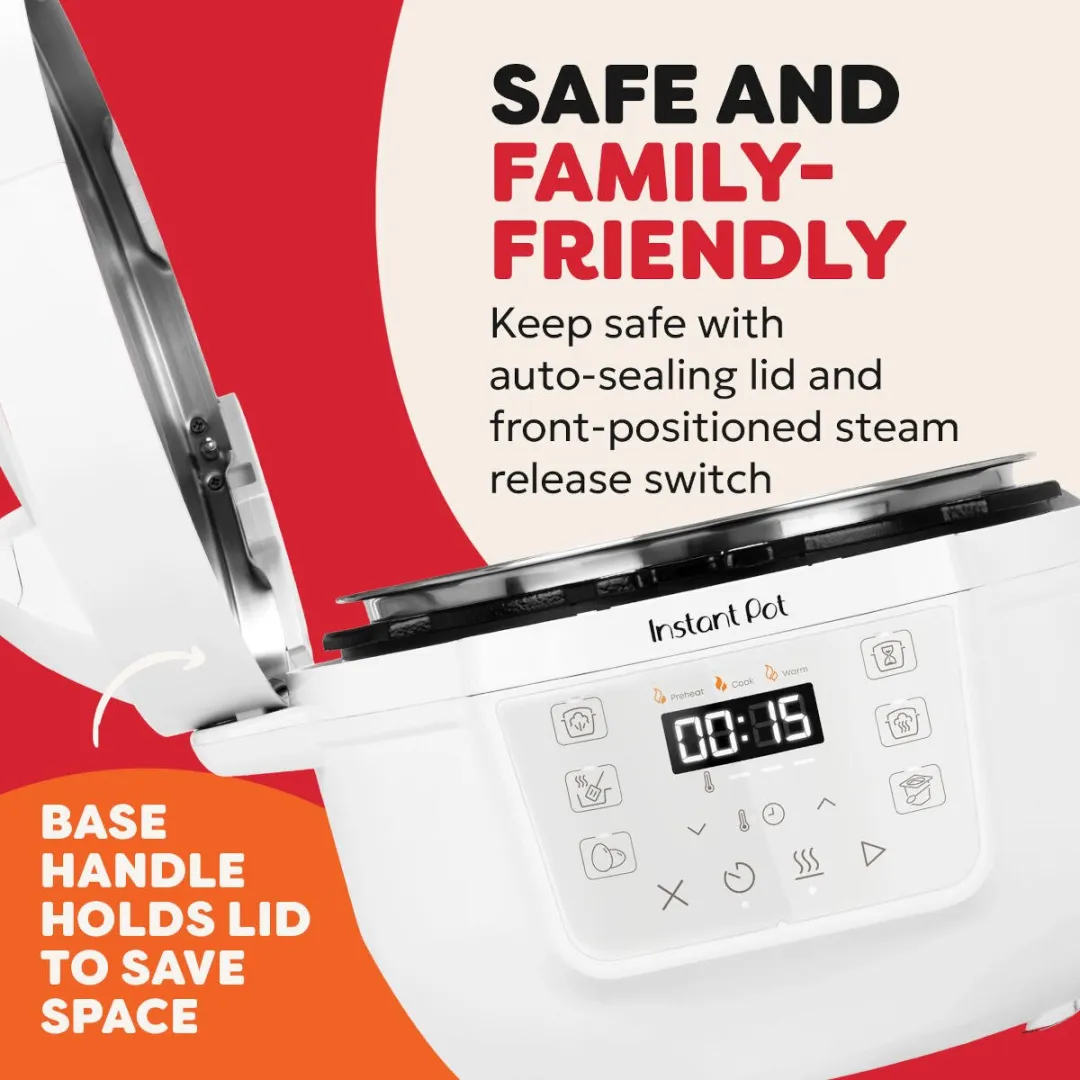 Instant Pot Classic Mini 3.8L Multicooker - 7-in-1 - 800W - Wit