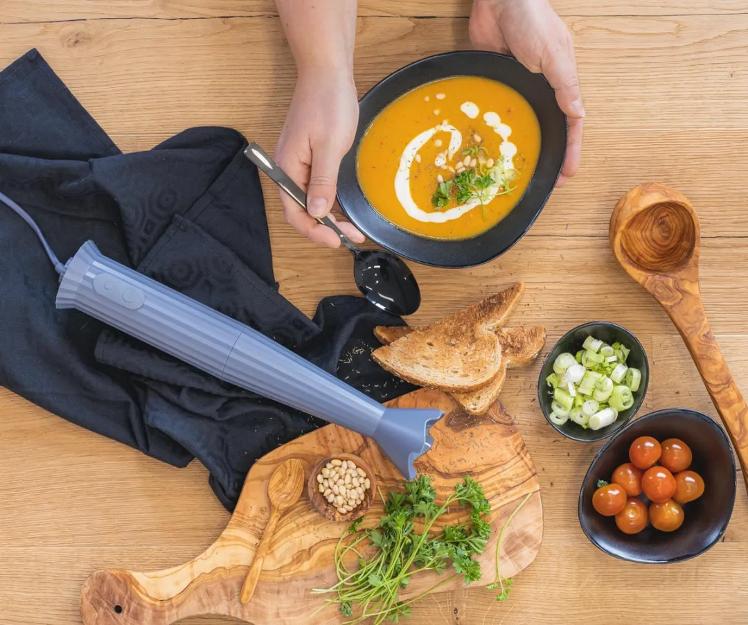 Alessi Staafmixer Plissé MDL10 G - Grijs