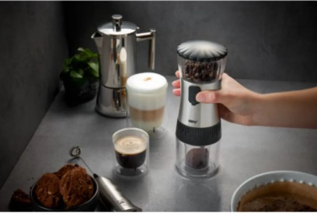 GEFU Polve Elektrische Koffiemolen 70g - Zwart