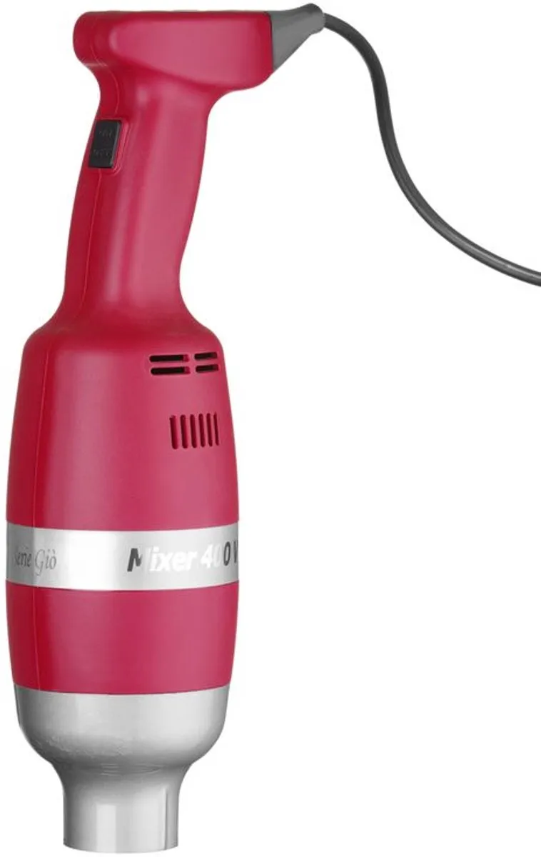 HENDI Profi Line Staafmixer 500mm - 9 Snelheden - 400W - Rood/RVS