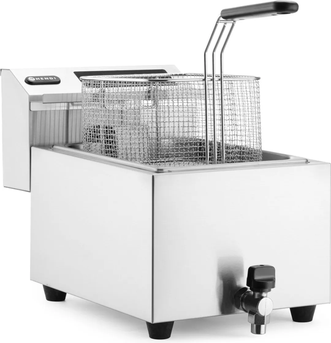 Hendi Profi Line Digitale Friteuse 8L - 3500W - Roestvrij staal