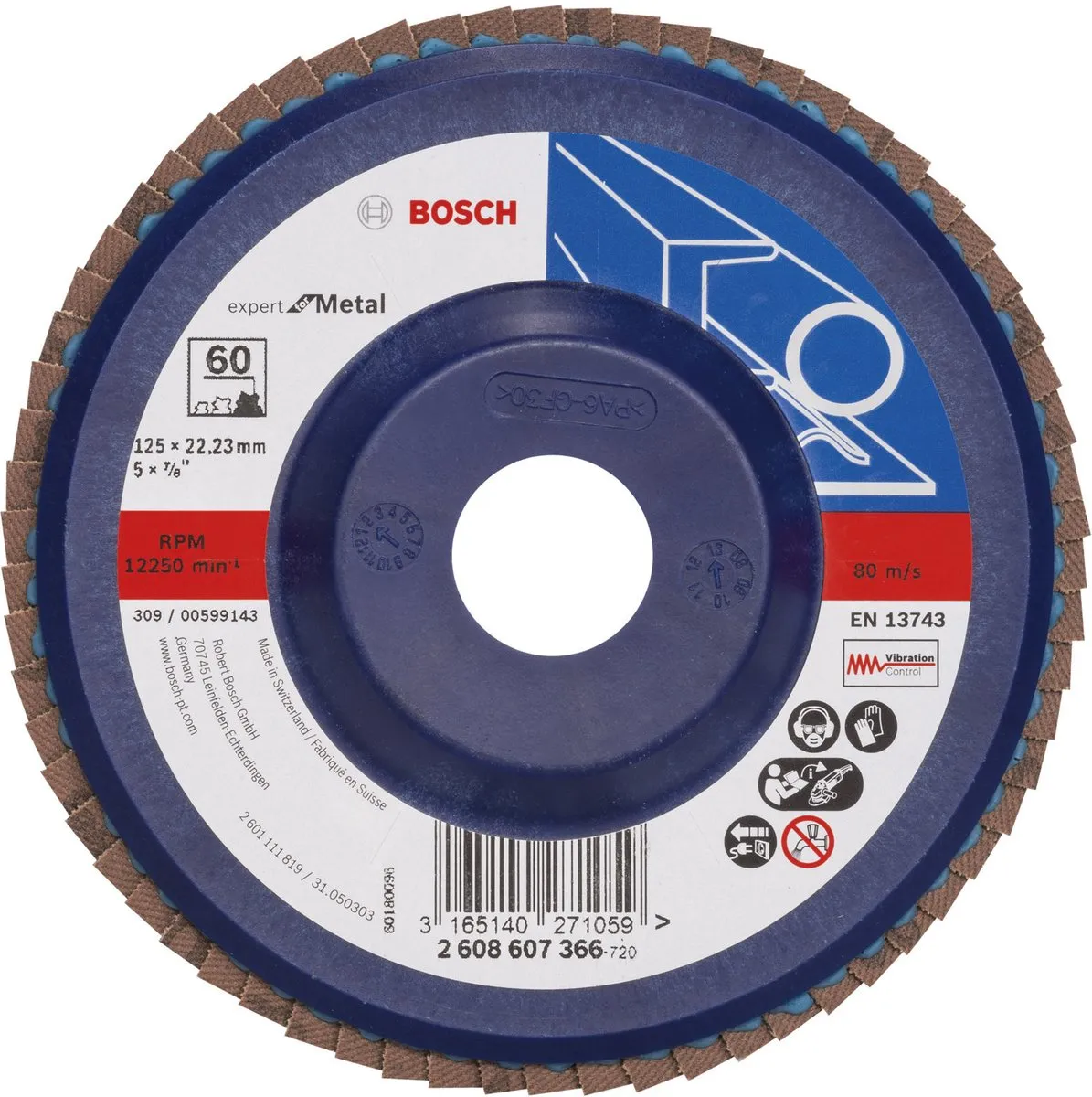 Bosch Lamellenschuurschijf X551 125mm