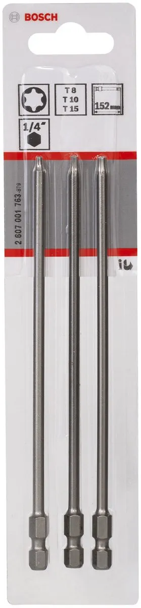 Bosch Bitset XH-TORS T8/T10/T15 - 3 Stuks