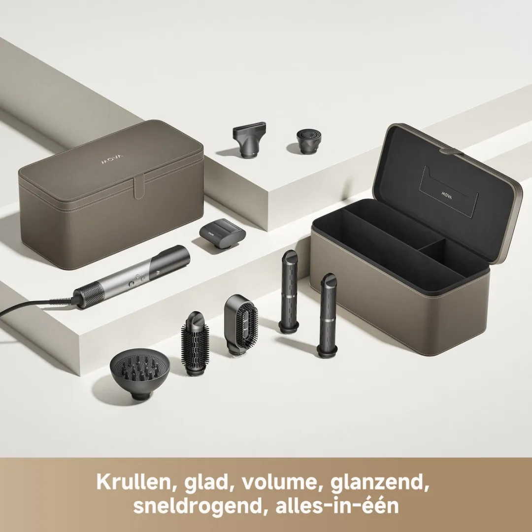 Mova Master 10 Multistyler 7-in-1 - Zilver