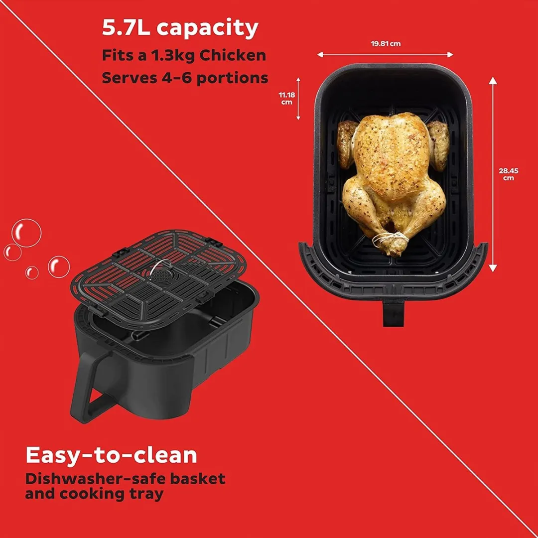 Instant Pot Vortex Slim 5,7L Airfryer - 1700W - Zwart