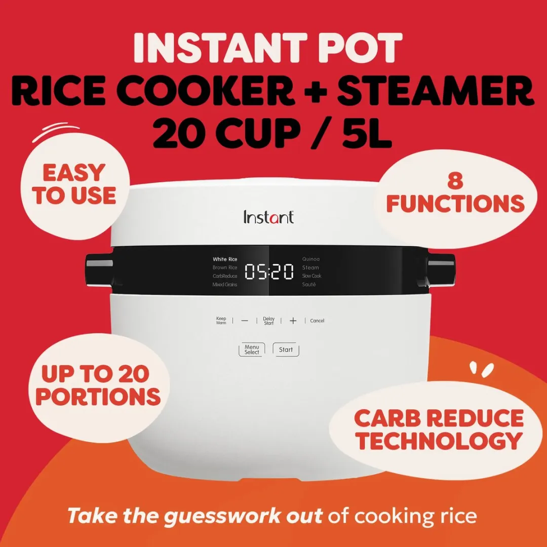 Instant Pot 4-in-1 Multicooker 140-5022-01-EU - 5L Wit