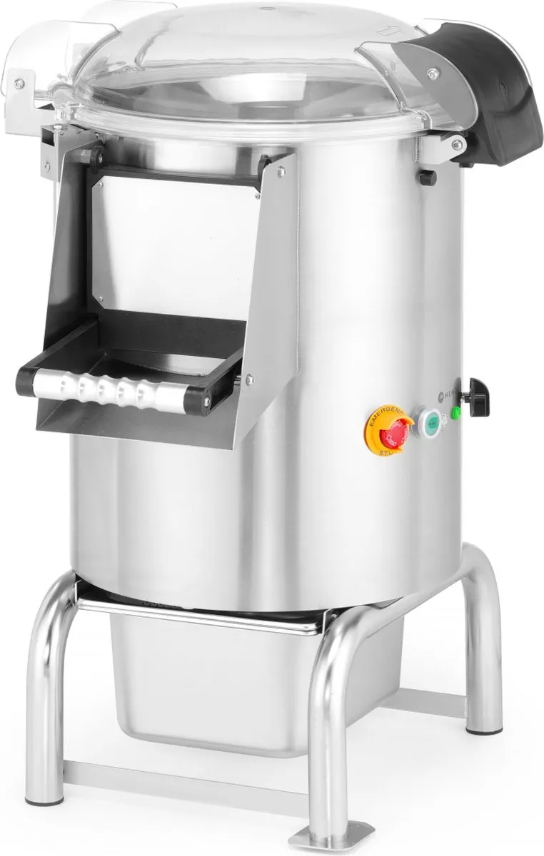 Hendi Aardappelschilmachine Kitchen Line 229200 - 550W - 5 kg - Zilver