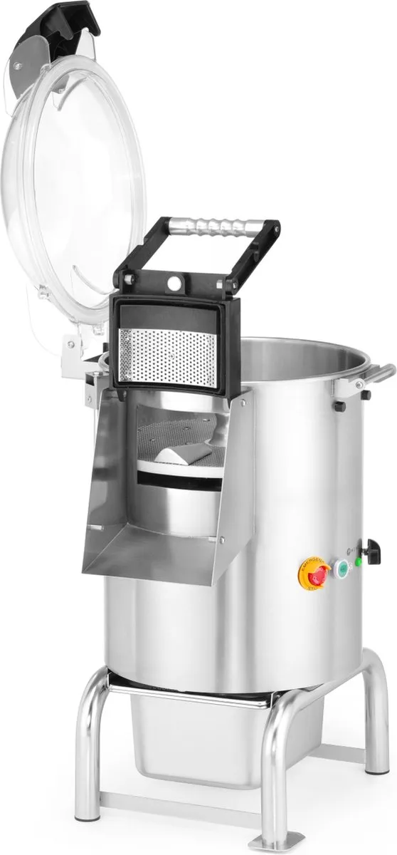Hendi Aardappelschilmachine Kitchen Line 229200 - 550W - 5 kg - Zilver