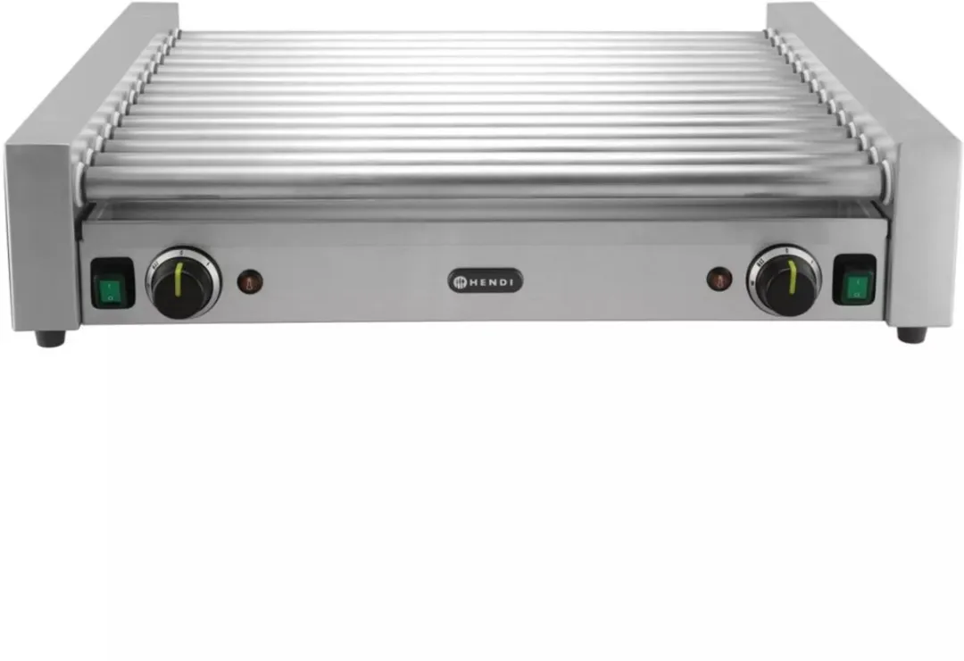 HENDI Worstenroller XL 268674 - 2000W - 73x59cm - Zilver