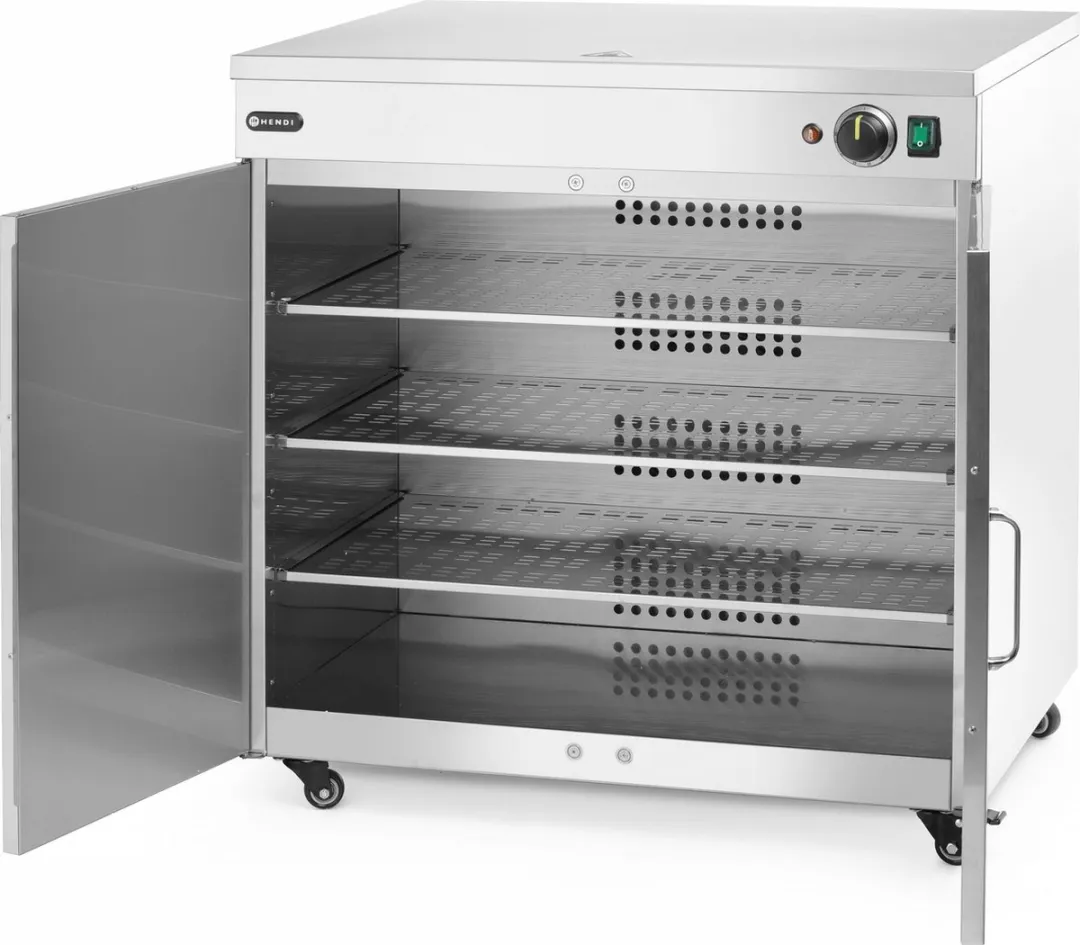 Hendi Dubbele Bordenwarmer 250174 - 800W - Roestvast Staal - Grijs - afbeelding 6 van 6