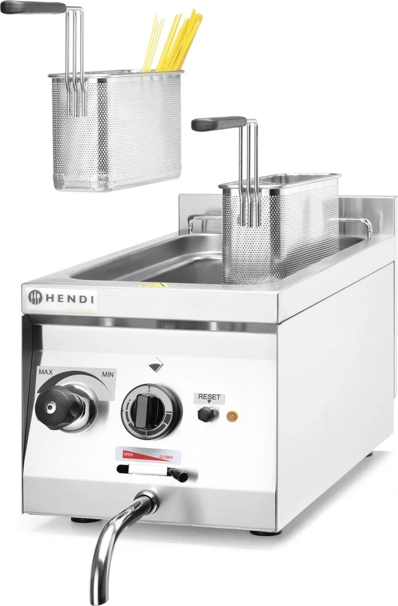 HENDI Pastakoker 10L - 3500W - Roestvrij staal