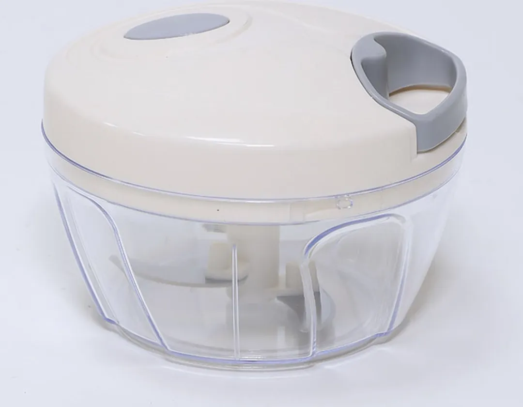 Excellent Houseware Hakmolen Groentehakker - 300ml - 3 RVS Messen