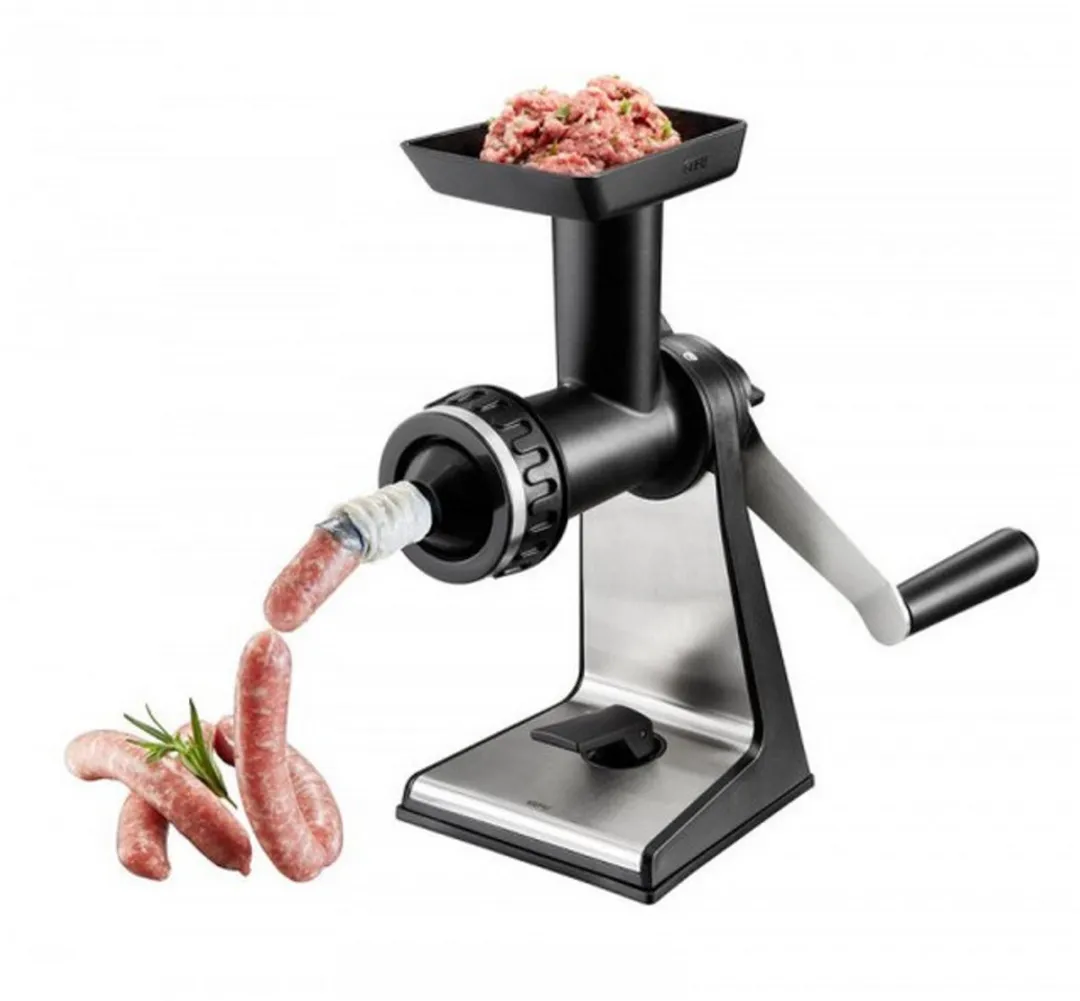 handmatige roestvrijstalen vleesmolen - gefu - 19090