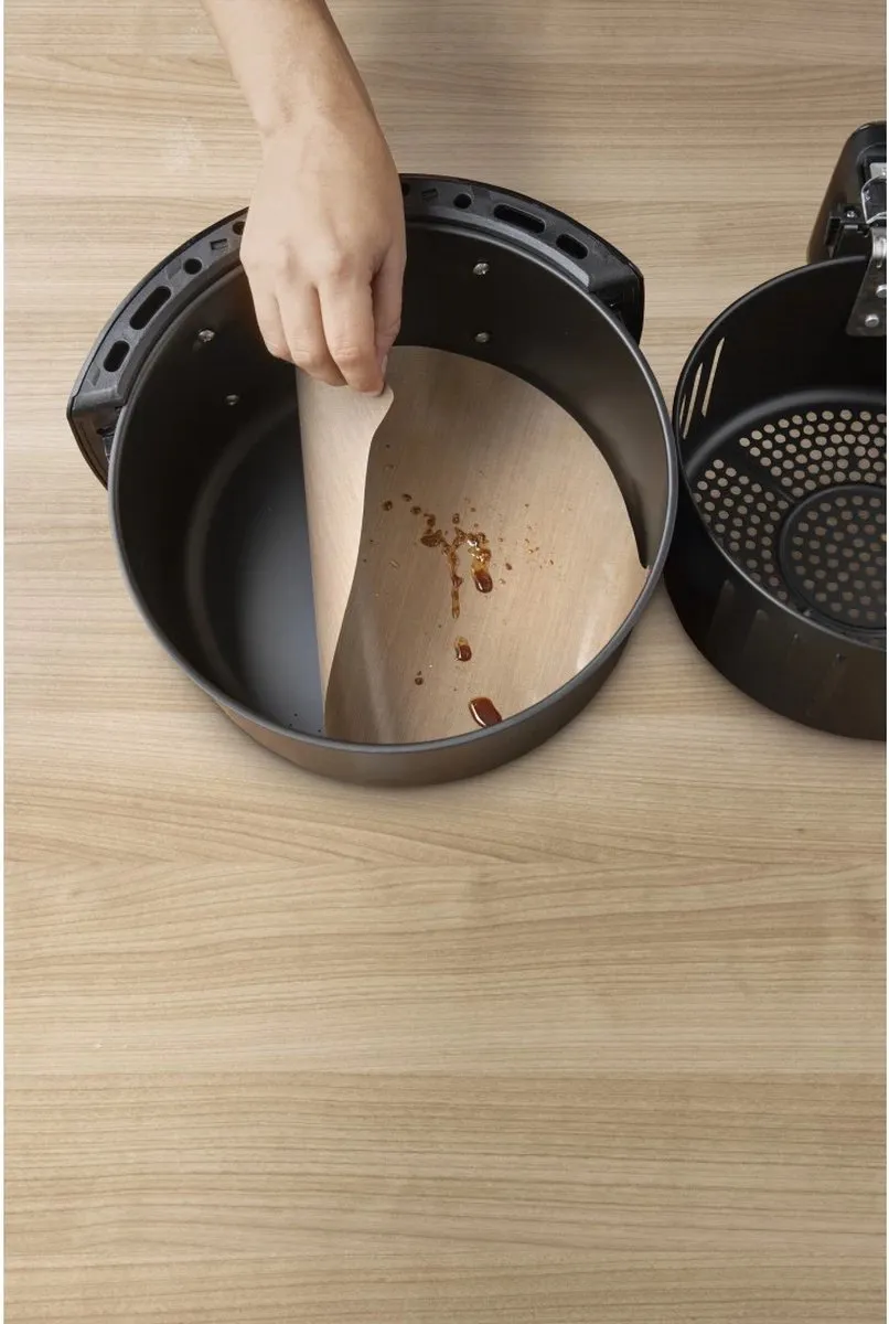 Xavax 111419 Herbruikbare Inzetstukken Airfryer - 2 Stuks - Bruin