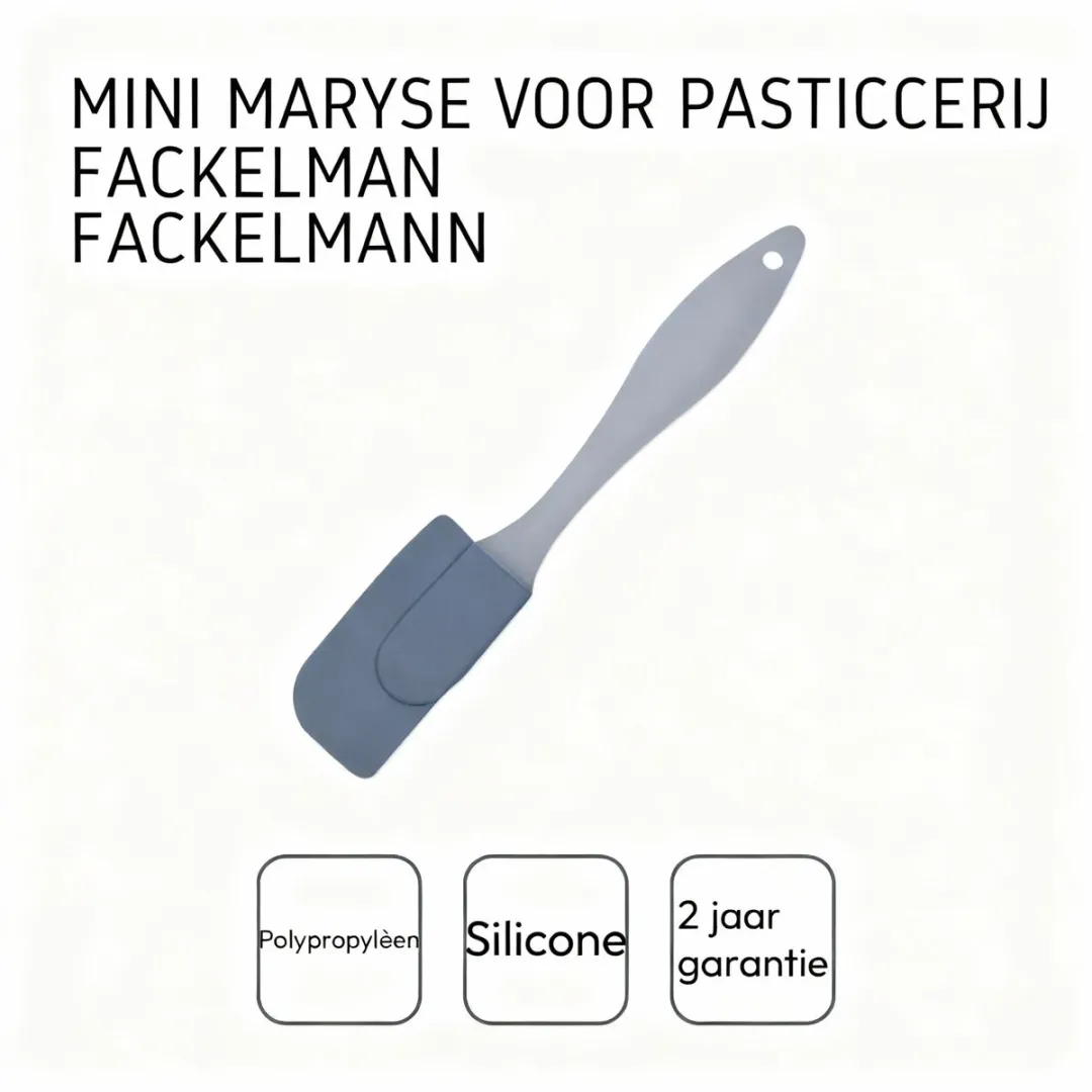 Fackelmann 670440 Mini Spatel Blauw - Siliconen