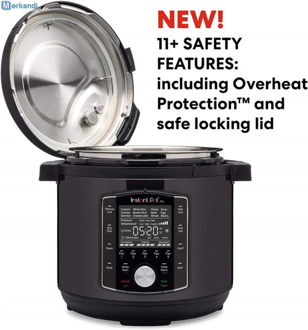 Instant Pot Pro Crisp 11-in-1 7,6L Multicooker met Airfryer - 1500W
