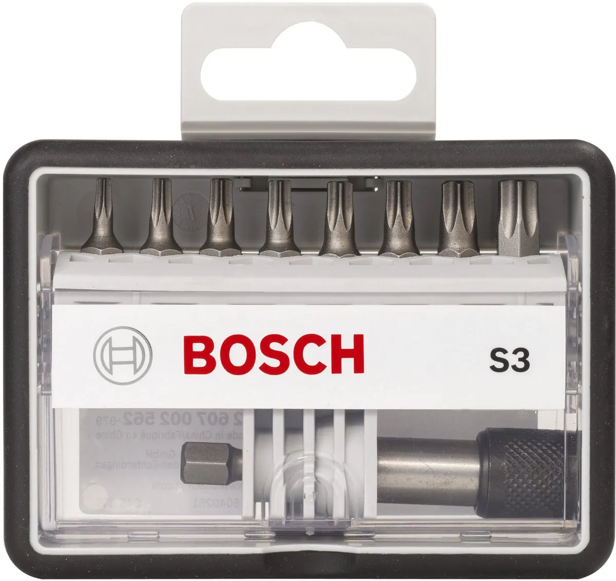 Bosch Robust Line Bitset S Extra Hard 25mm - 9 Stuks