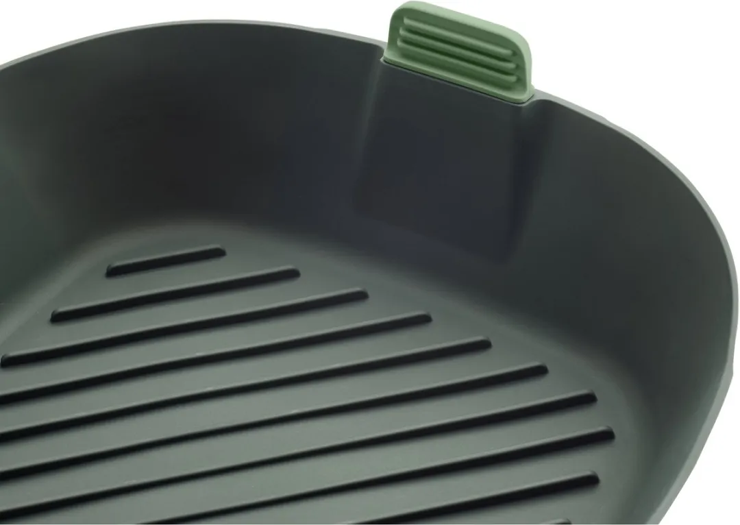 Lékué Airfryer Mandje 887123 XL - Siliconen - Grijs