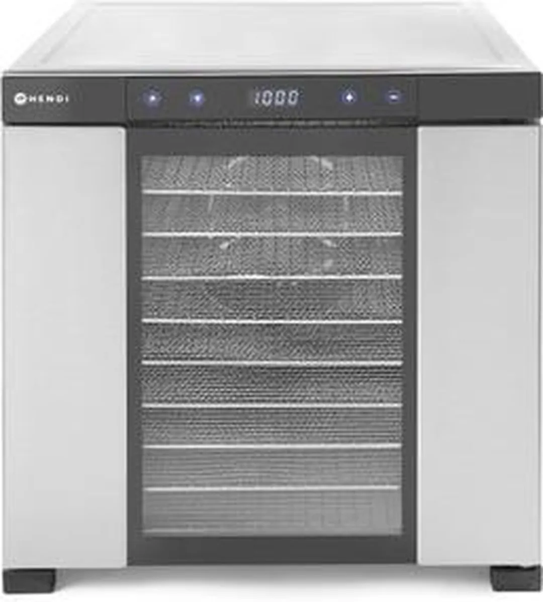 Hendi Voedseldroger Kitchen Line 229026 - 1000W - 10 Trays - RVS
