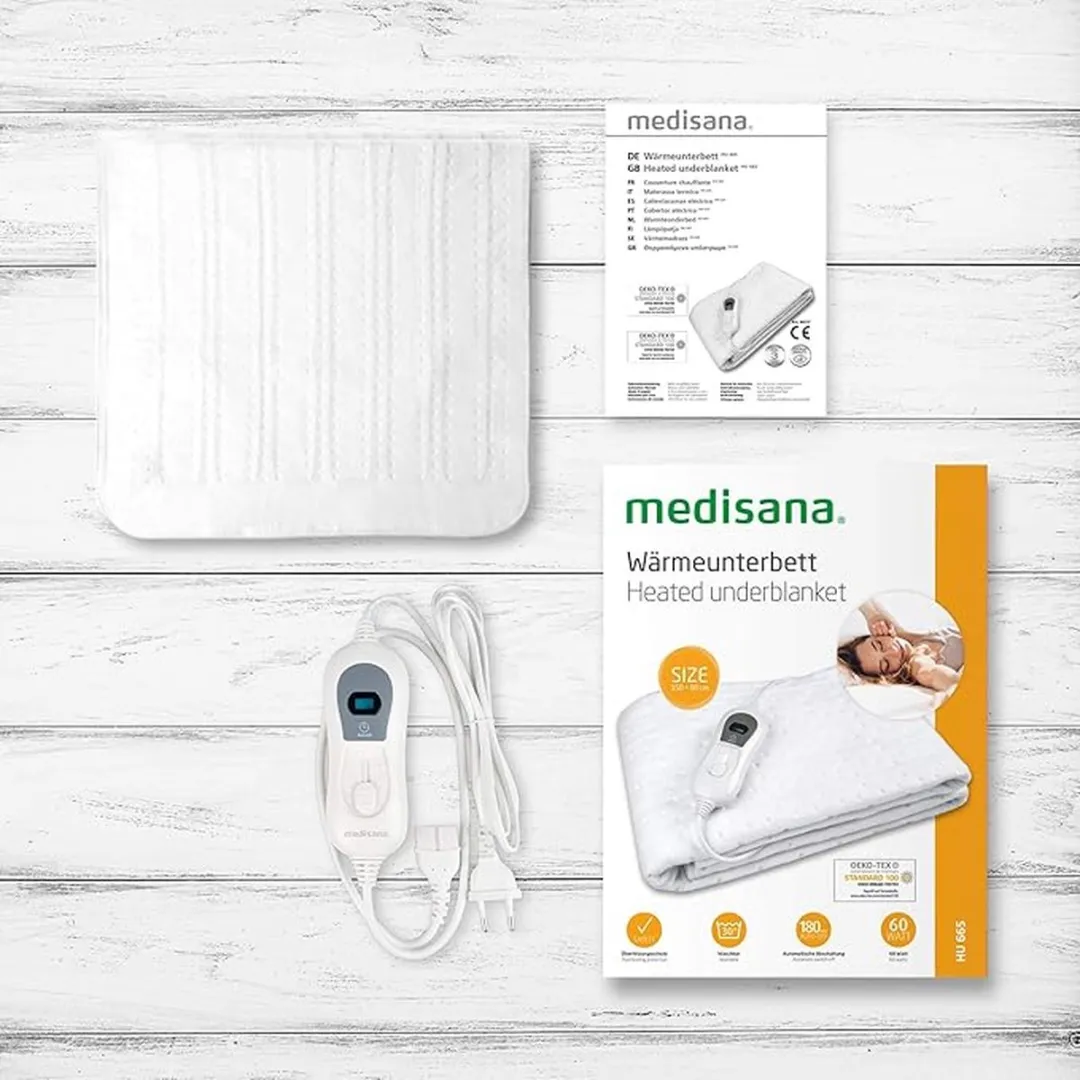 Medisana Elektrische Onderdeken 150x80cm - 3 standen - Wit