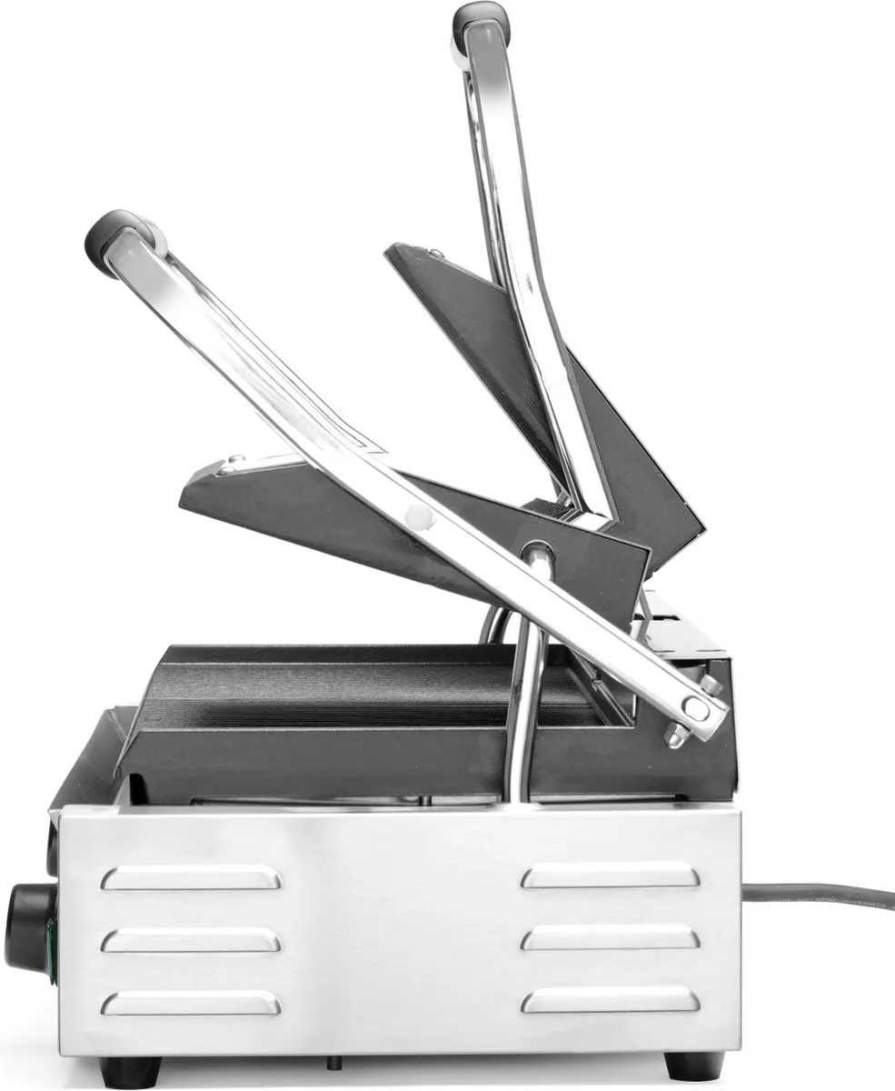 HENDI HT263709 Dubbele Contactgrill 3600W - 3 Platen - Rvs