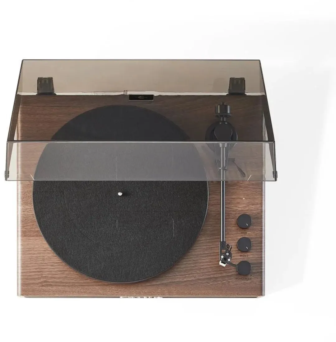 Crosley Stave CR6046A-WAGL4 Platenspeler met speakers - Walnoot - afbeelding 6 van 6