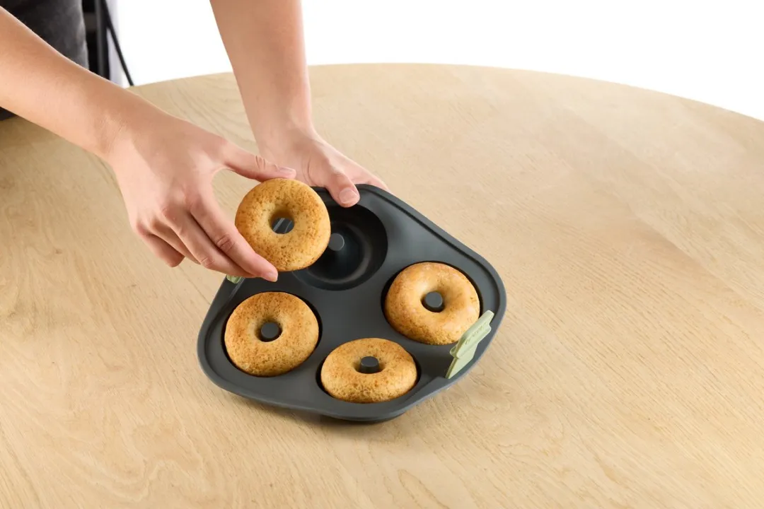 Lékué 890222 Donutvorm - Siliconen - Grijs