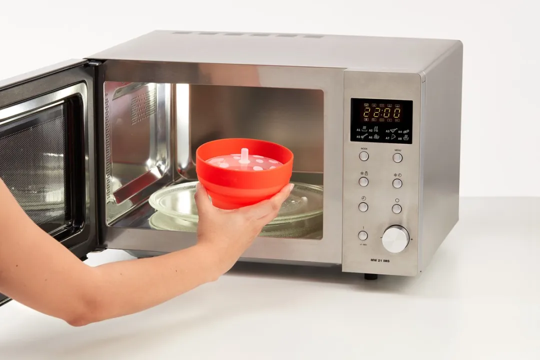 Lékué Mini Magnetron Popcorn Maker Set van 2 - Rood
