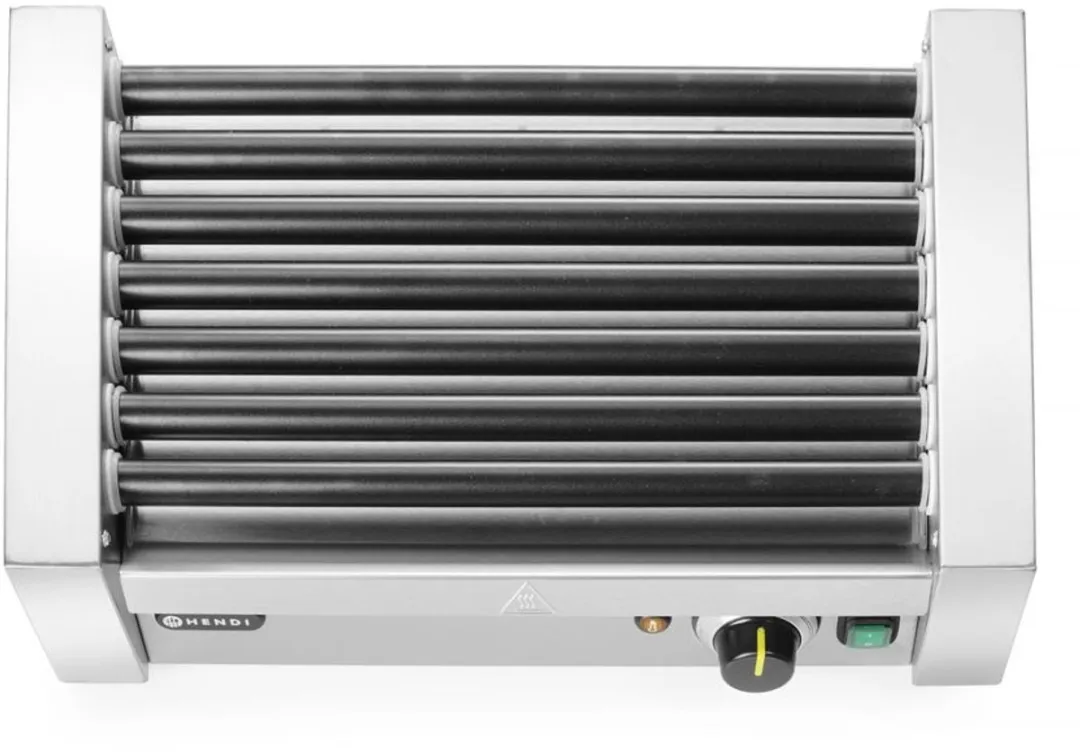 HENDI Worstenroller Grill 740W - 7 Rollers - RVS - afbeelding 6 van 6