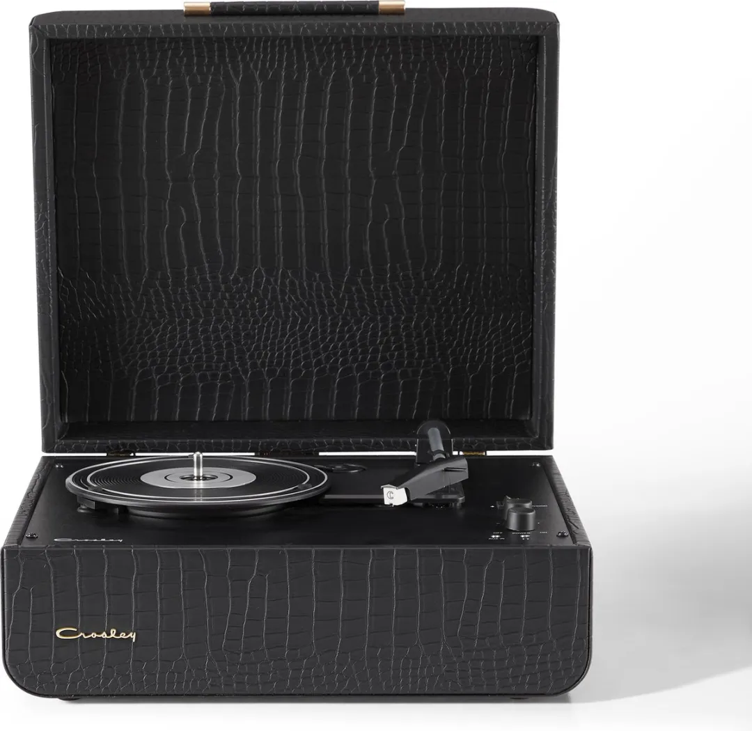 Crosley - Mercury - Black croc - Zwart - Bluetooth
