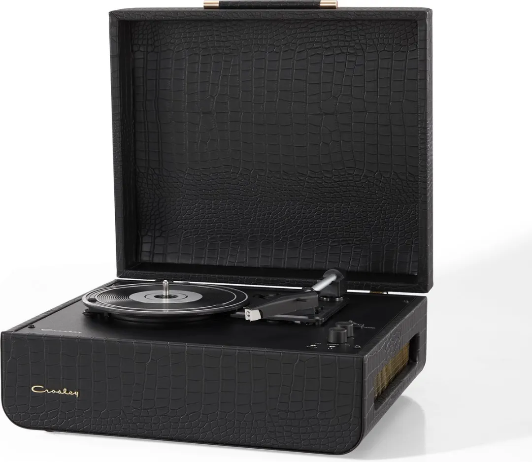 Crosley - Mercury - Black croc - Zwart - Bluetooth