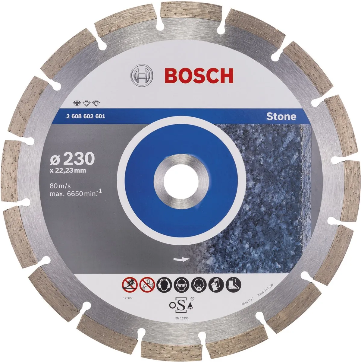 Bosch Diamantdoorslijpschijf Standard for Stone 230mm
