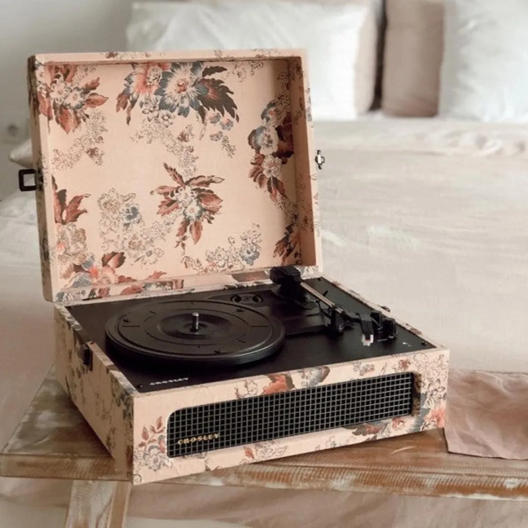 Crosley Voyager CR8017B-FL4 Draaitafel - Bloemen - afbeelding 5 van 6