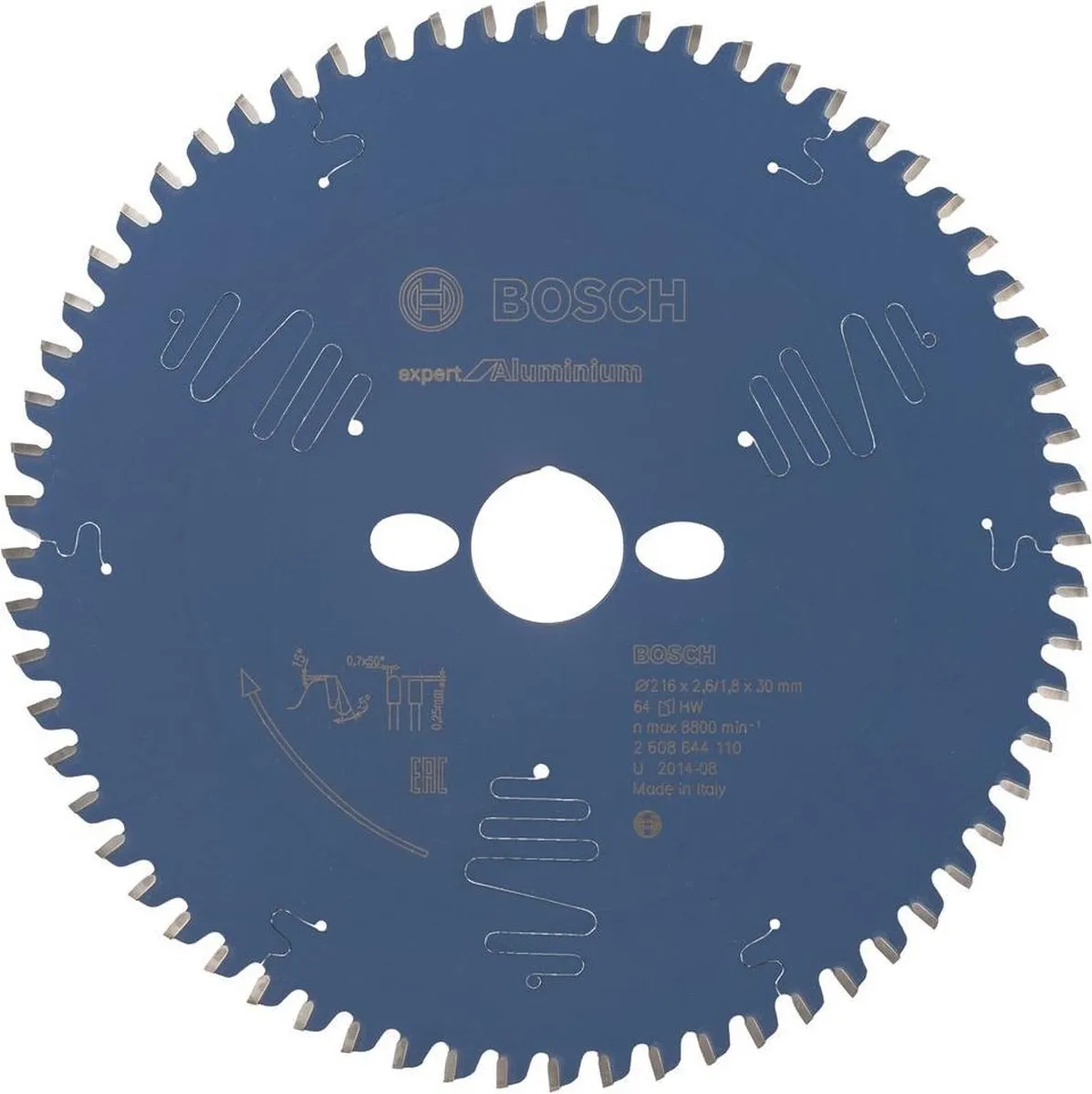 Bosch Expert for Aluminium Cirkelzaagblad 216mm - 80 Tanden