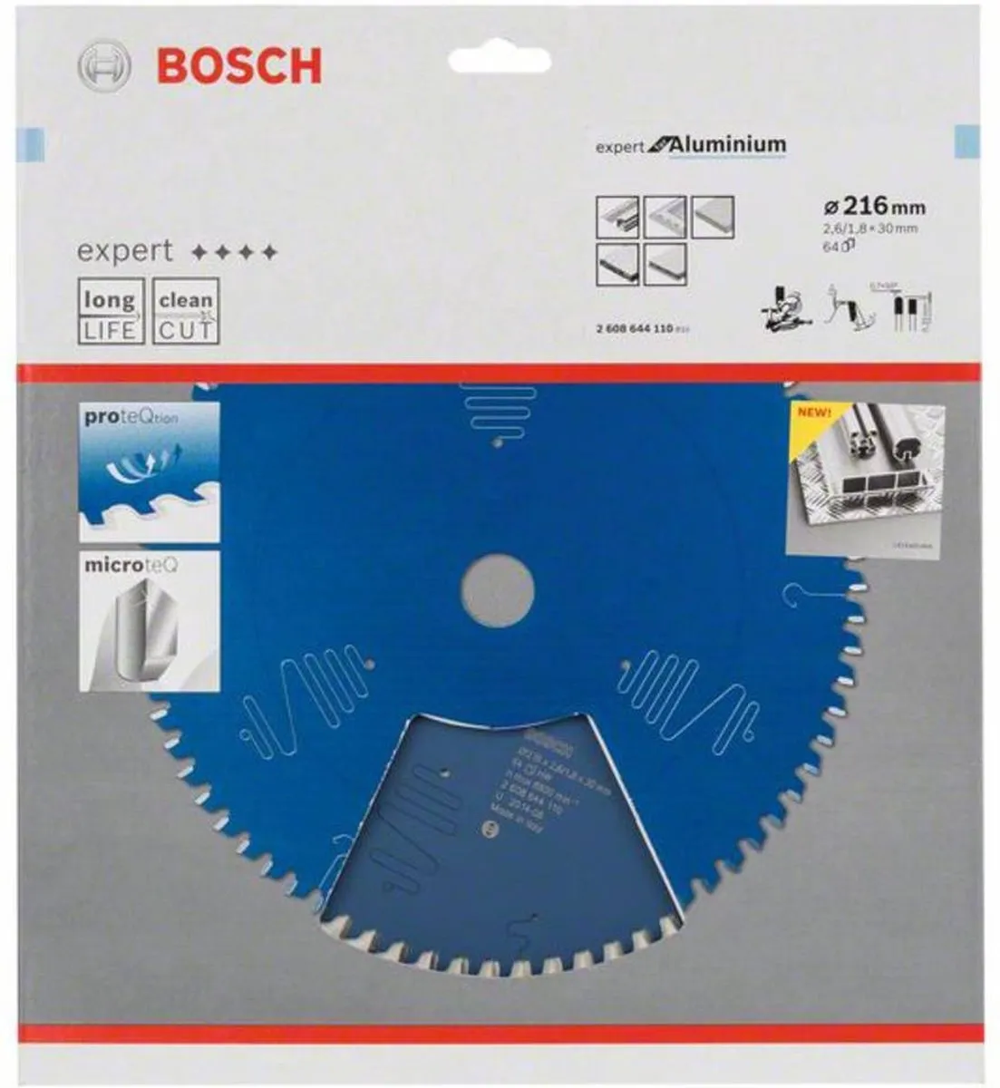 Bosch Expert for Aluminium Cirkelzaagblad 216mm - 80 Tanden - afbeelding 6 van 6