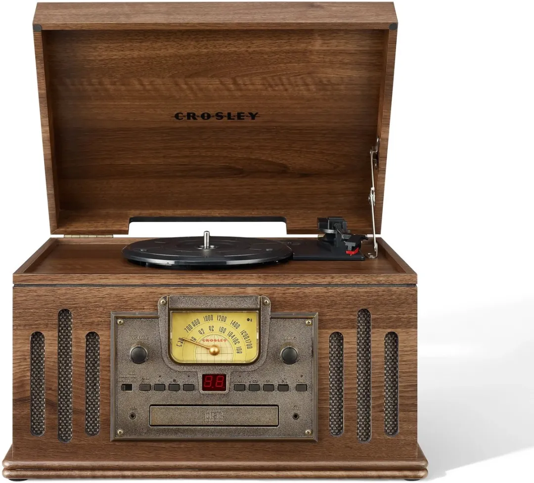 Crosley Musician CR704B-WA4 Mediaspeler - Walnoot - afbeelding 5 van 6